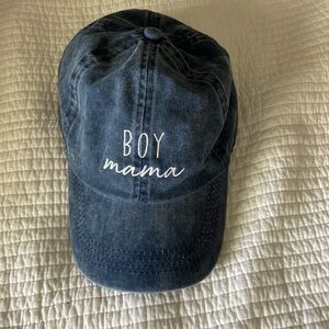 Boy Mama denim 100% cotton hat